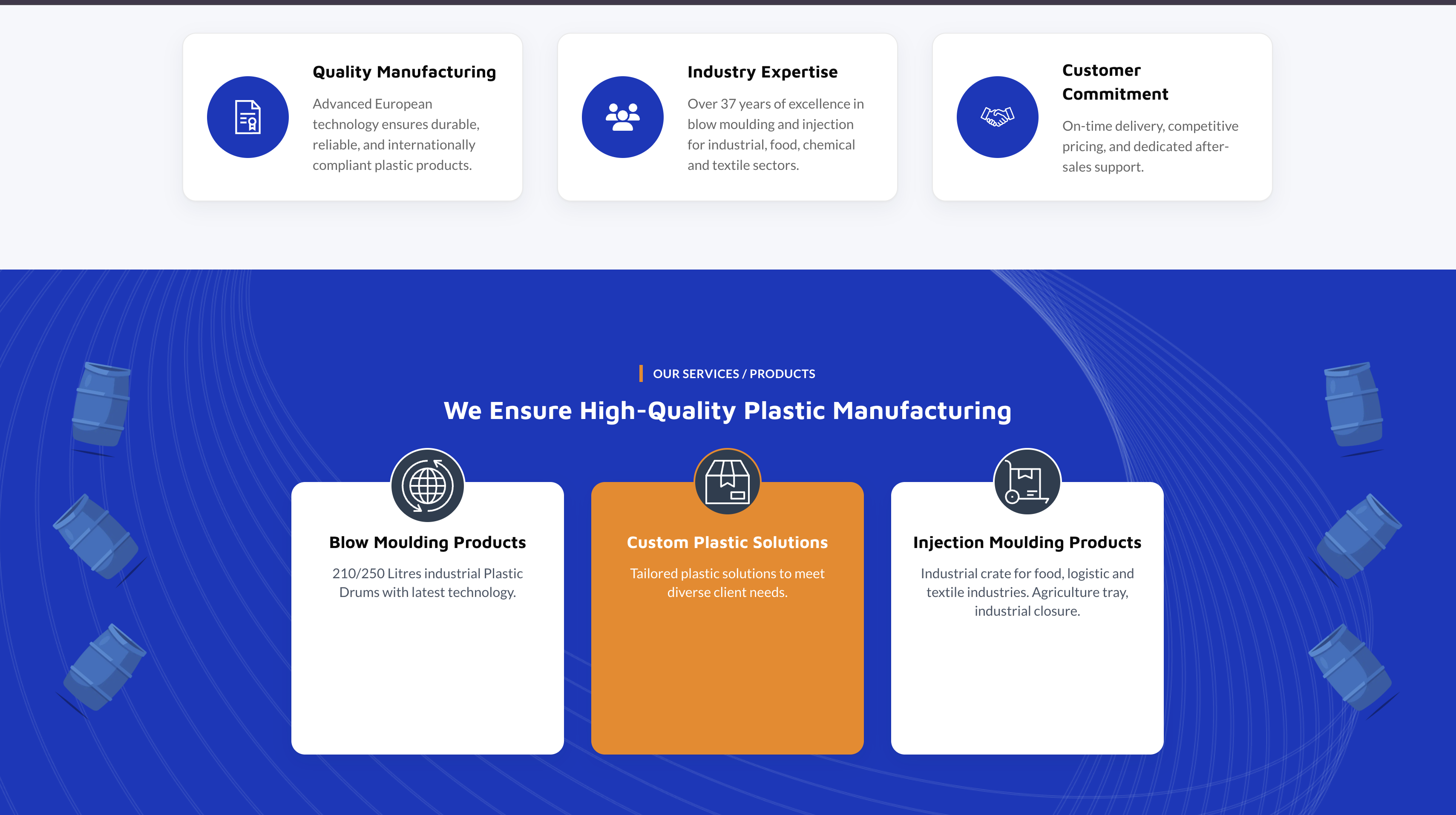 A website that carries the brand. — project detail 4